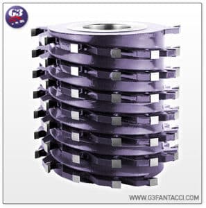 Multicut spiral cutters for planing z12 extra light version
