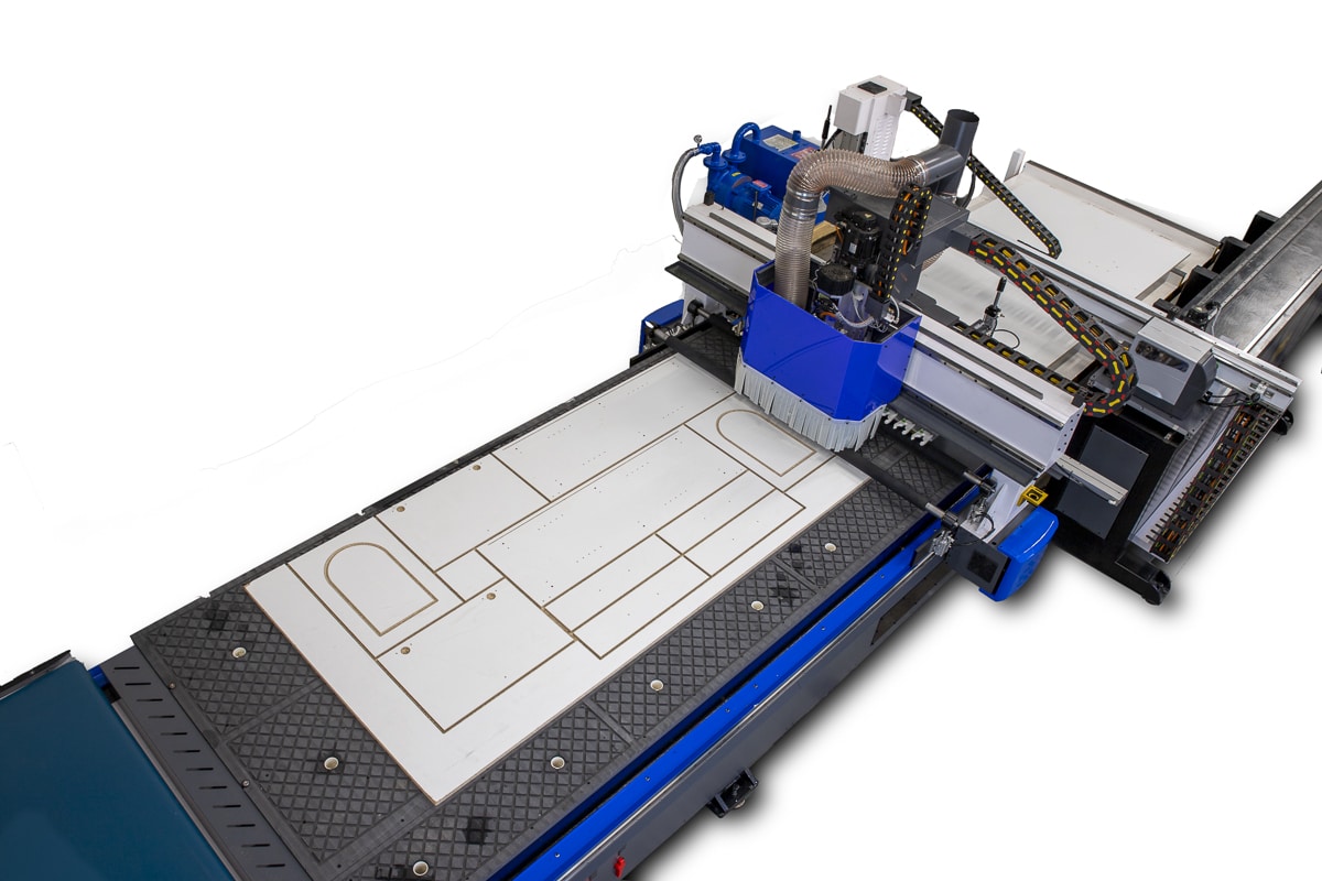 Automatisering laadttafel en ontlaadtafel + afschuiver