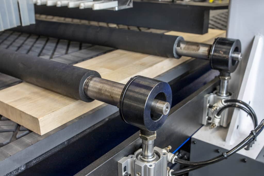 drukrollen voor poreuze producten of als extra ondersteuning